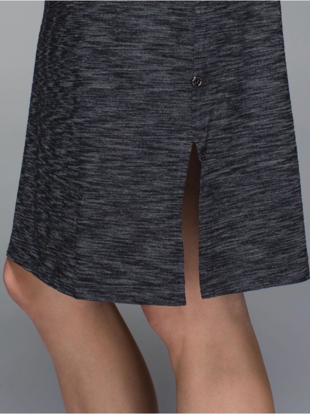 Lululemon Layer Up Dress - Heathered Black - Size 12 - Picture 7 of 14